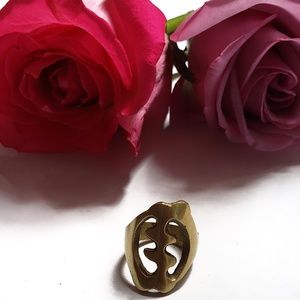 Solid Brass Nyame Ring